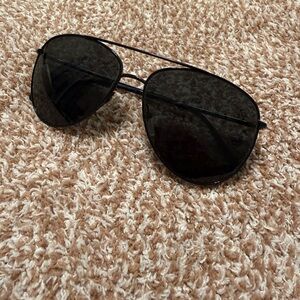 Burberry Black Aviator Sunglasses